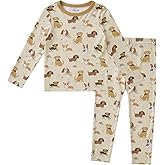 pureborn Baby Toddler Kids Viscose from Bamboo Pajamas Set Pjs 2pcs 18M-8Y