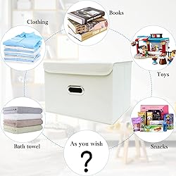 STOREONE Fabric Storage Cube Bins Foldable