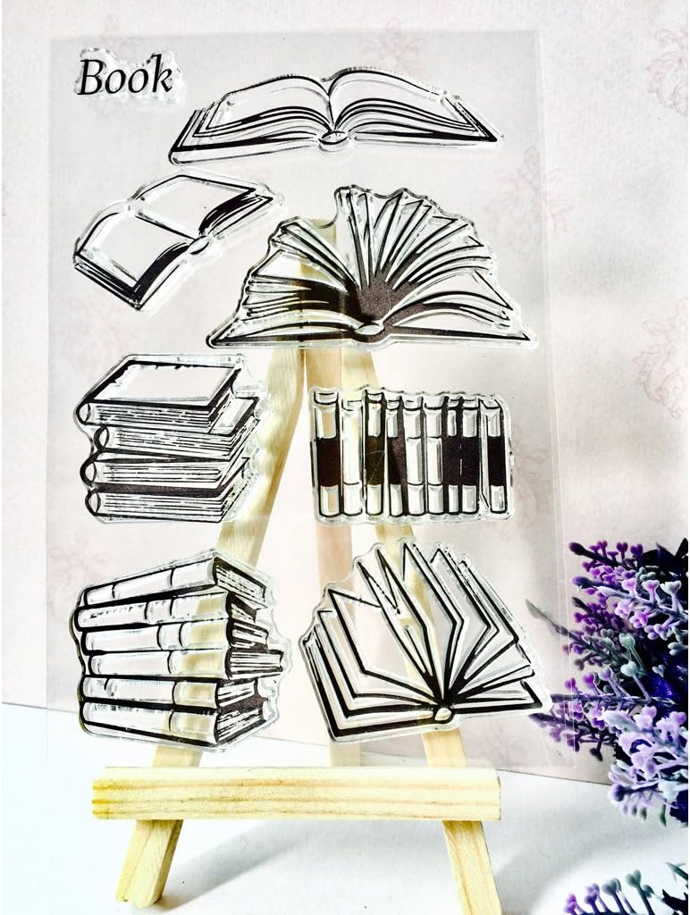 Numkuda Book DIY Silicone Transparent Stamp Cling Seal Scrapbook Embossing Album Decor