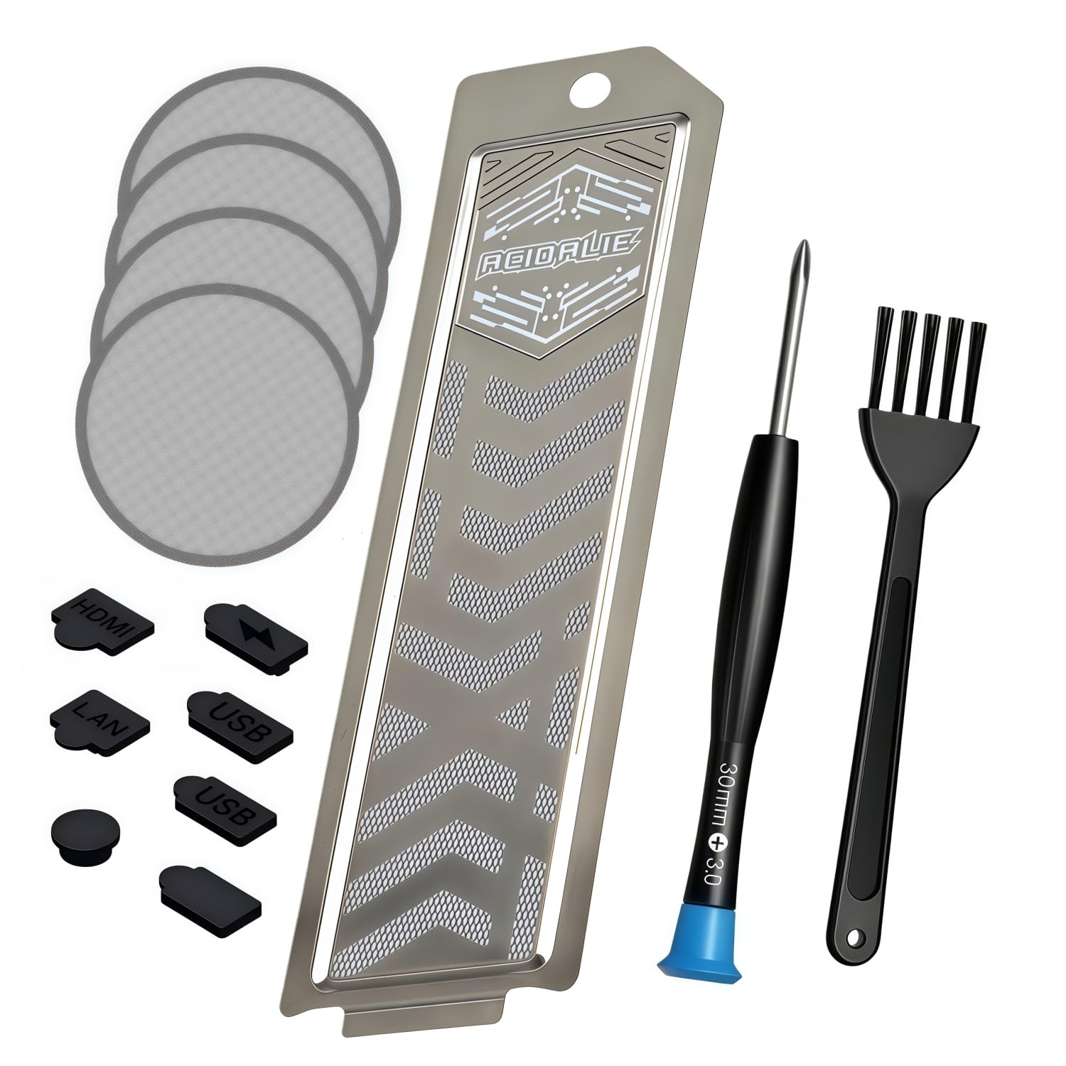 Photo 1 of ACIDALIE Pro/Slim PS5 Dust and Cooling Upgrade Kit – High-Density Breathable Dust Filter – with Fan Dust Filter and Port Plugs – Dual Protection Against Dust Accumulation and Overheating