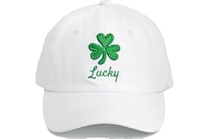 Giavuwn St. Patrick's Day Clover Leaf Hat Irish Party Hats for Men St. Patrick's Day Accessories Shamrock Headwear for Women