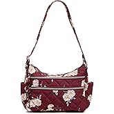 Women's Performance Twill Triple Zip Shoulder Satchel Purse