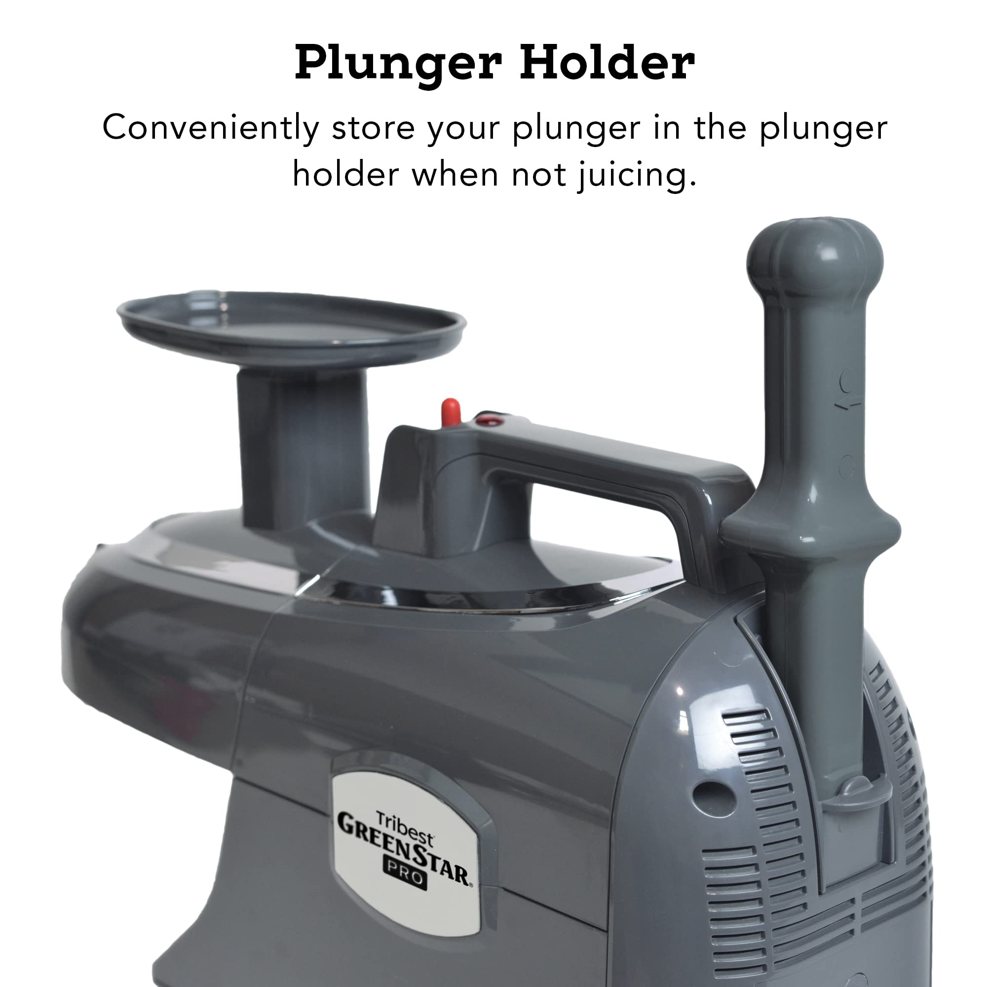 Tribest Greenstar Pro GS-P502-B Pro Jumbo Twin-Gear Cold Press Slow Masticating Juicer (Gray)