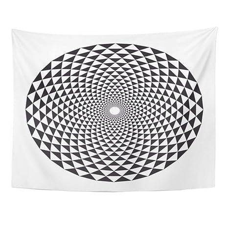 Amazon.com: Emvency Wall Tapestry Geometric Sacred Geometry ...