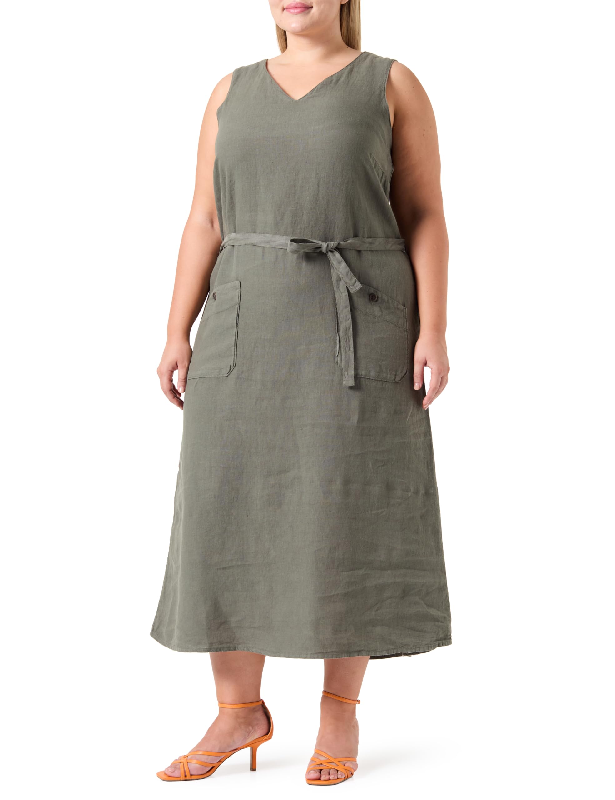 Armor Lux Women's Sleeveless Dress Playwear, Caccia, 10