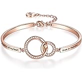 Aihitero Christmas Bereavement Gift, A Piece of My Heart Lives in Heaven Bangle Bracelet, Memorial Remembrance Sympathy Loss Jewelry in Memory of Mom Dad Son Daughter Grandma Grandpa Baby