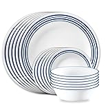 Corelle Vitrelle 18 Piece Glass Dinnerware Sets