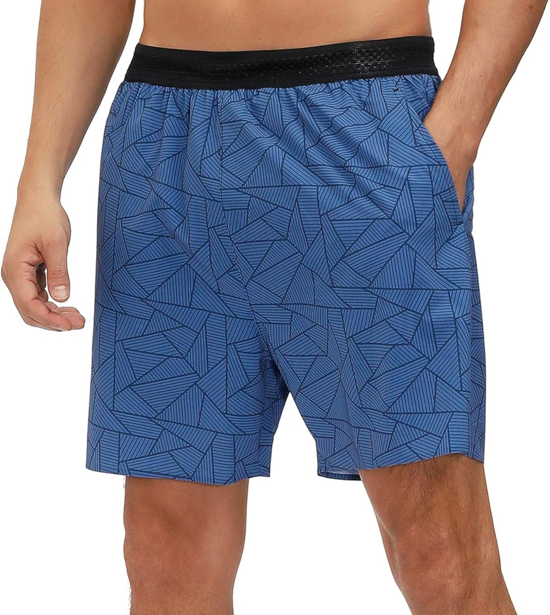 Libin Men's 5 Inch Inseam Running Shorts Quick Dry Fit Workout Gym Athletic Shorts with Brief Liner,Zip Pocket: Clothing