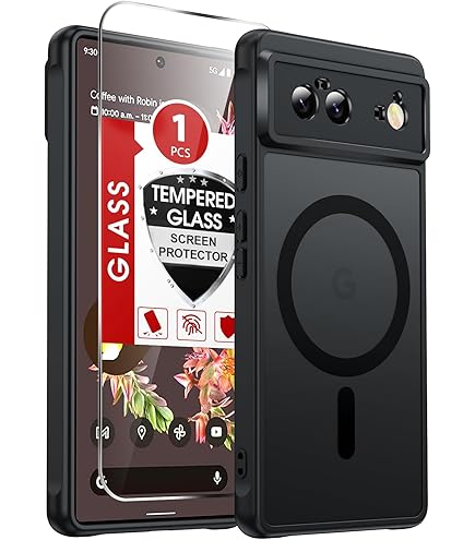 Google Pixel 6 Stormy Black ケース付き Amazon.com: Google Pixel 6 Case - Phone Case with Dual-Layer Shock
