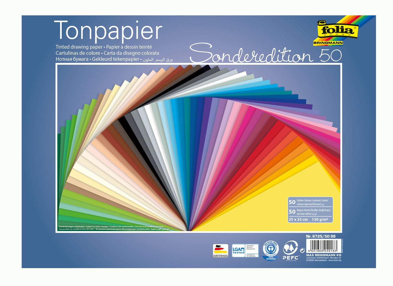 Folia - Coloured Paper Mix