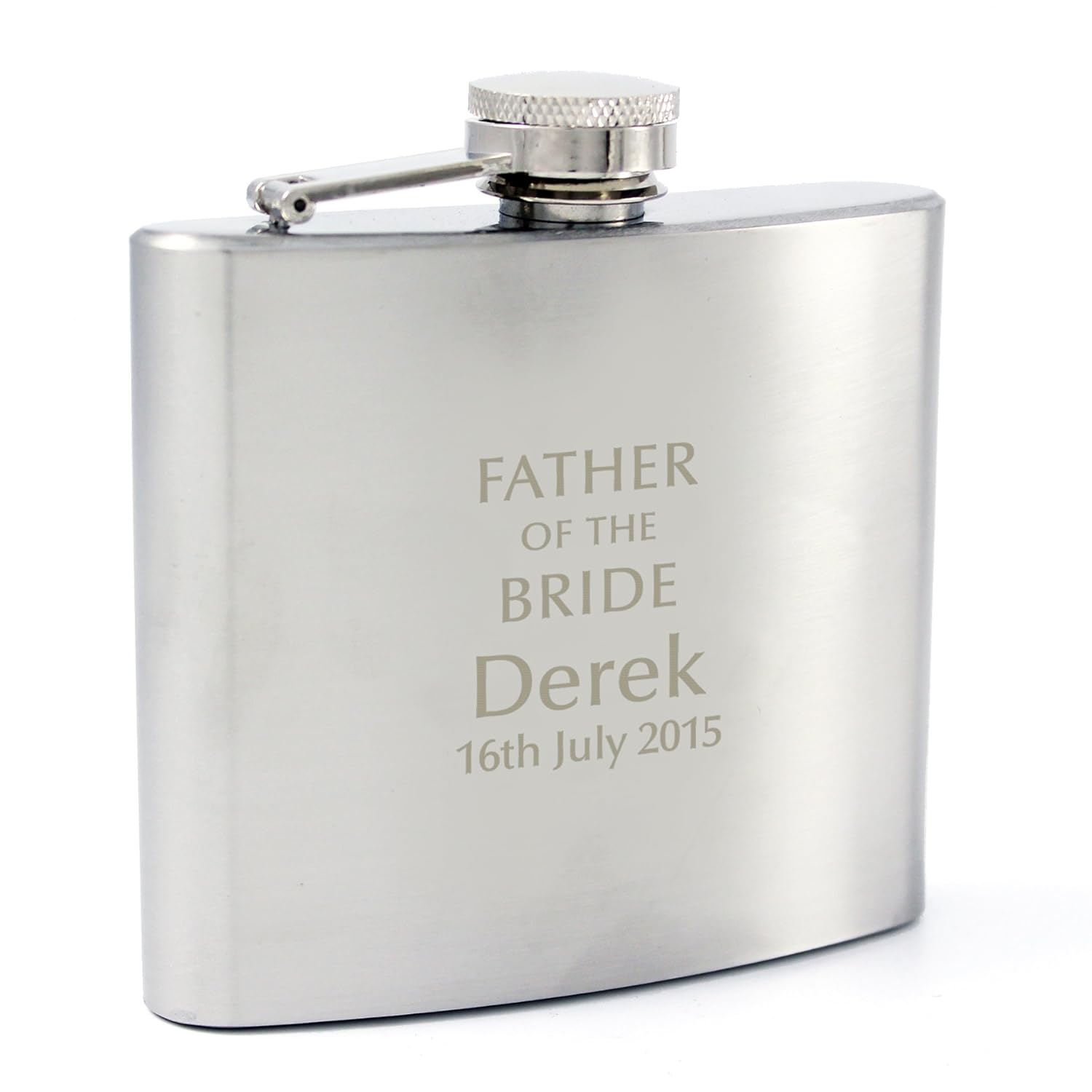 father of the bride hip flask