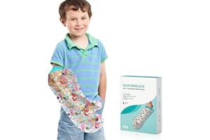 FIPELL Kids Arm Cast Cover for Shower Arm Kids - 100% Waterproof Toddler Cast Bag, Cast Protector Sleeve - Child Watertight Protection for Broken Hands, Fingers, Wrists