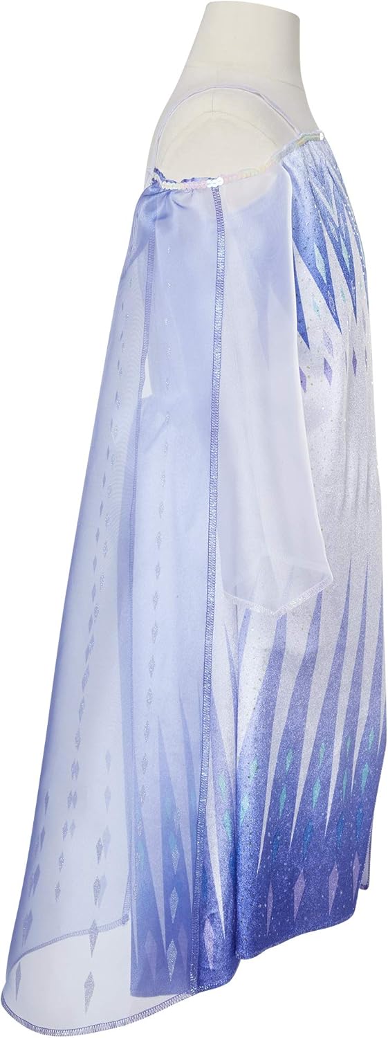 Frozen 2 Elsa Epilogue Dress for Girls, New Movie Princess Dress Up Costume for Halloween Christmas Party, Outfit Fits Sizes 4-6X - for Girls Ages 3, 4, 5 & 6: Toys & Games
