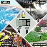 Johgee 2 Zone Brass Inlet Sprinkler Timer Garden Hose Irrigation System view 8