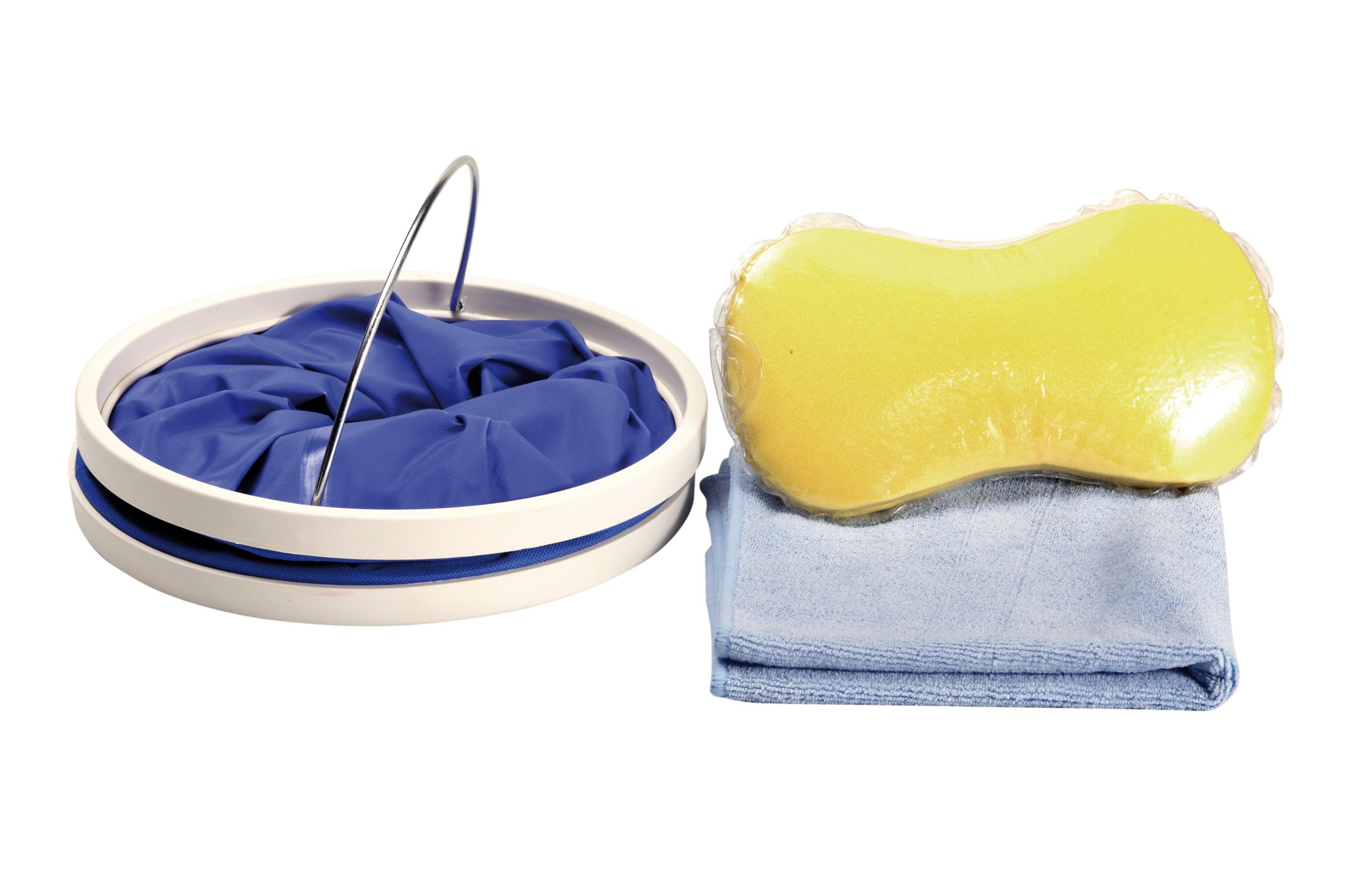 Sumex KLIN404 Wash Kit includes Folding Bucket/ Sponge/ Cloth