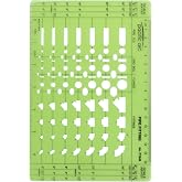 Pacific Arc Pipe Fitting Template Guide, with Pipe O.D., End Bell, Flange, and Fittings