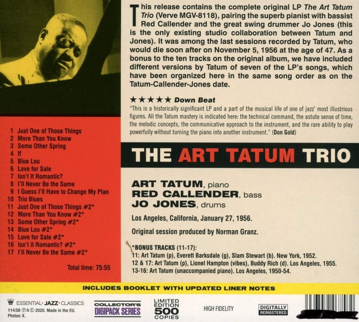Presenting The Art Tatum Trio + 7 Bonus Tracks! - Image 3