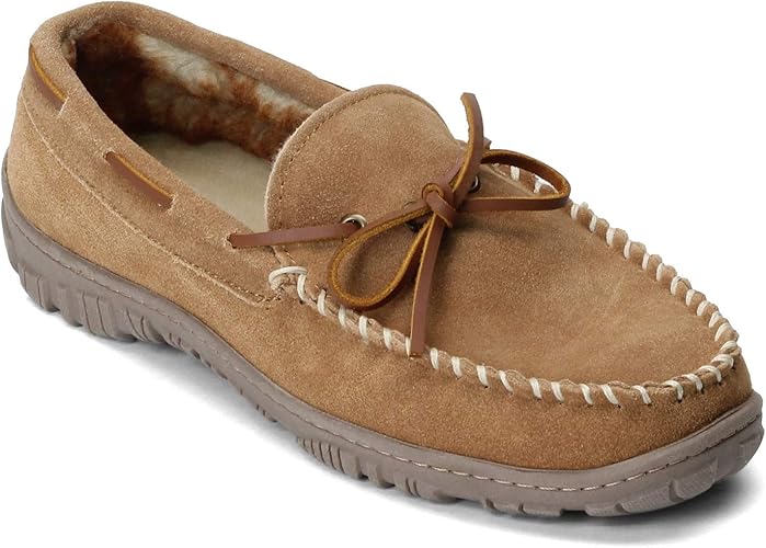 clarks suede moccasin slippers
