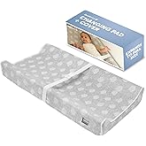 Jool Baby Soft Changing Pad + Washable Cover, Non-Slip - Fits Standard Changing Tables & Dressers
