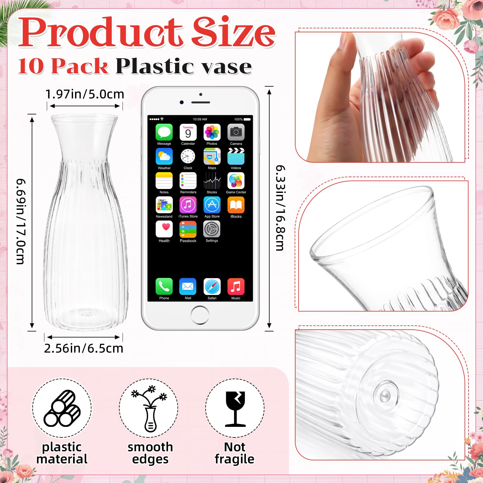 Condition photo showing New/Like New for zeyune 31 pcs rose artificial flowers with vase bulk for table centerpiece, 20 bundles fake silk ros