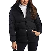 Reebok Womens Puffer Jacket - Heavyweight Quilted Parka Winter Coat - Fully Faux Fur Lined Ski Jacket for Women