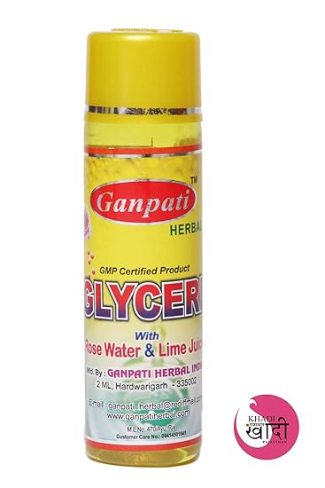 Ganpati Herbal Glycerin With Lime Juice & Rose Water 100 ml