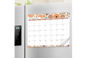 SUNEE Magnetic Fridge Calendar 2026, Fridge Calendar for Refrigerator 2026-2027 from October 2025 to June 2027, 21 Months for