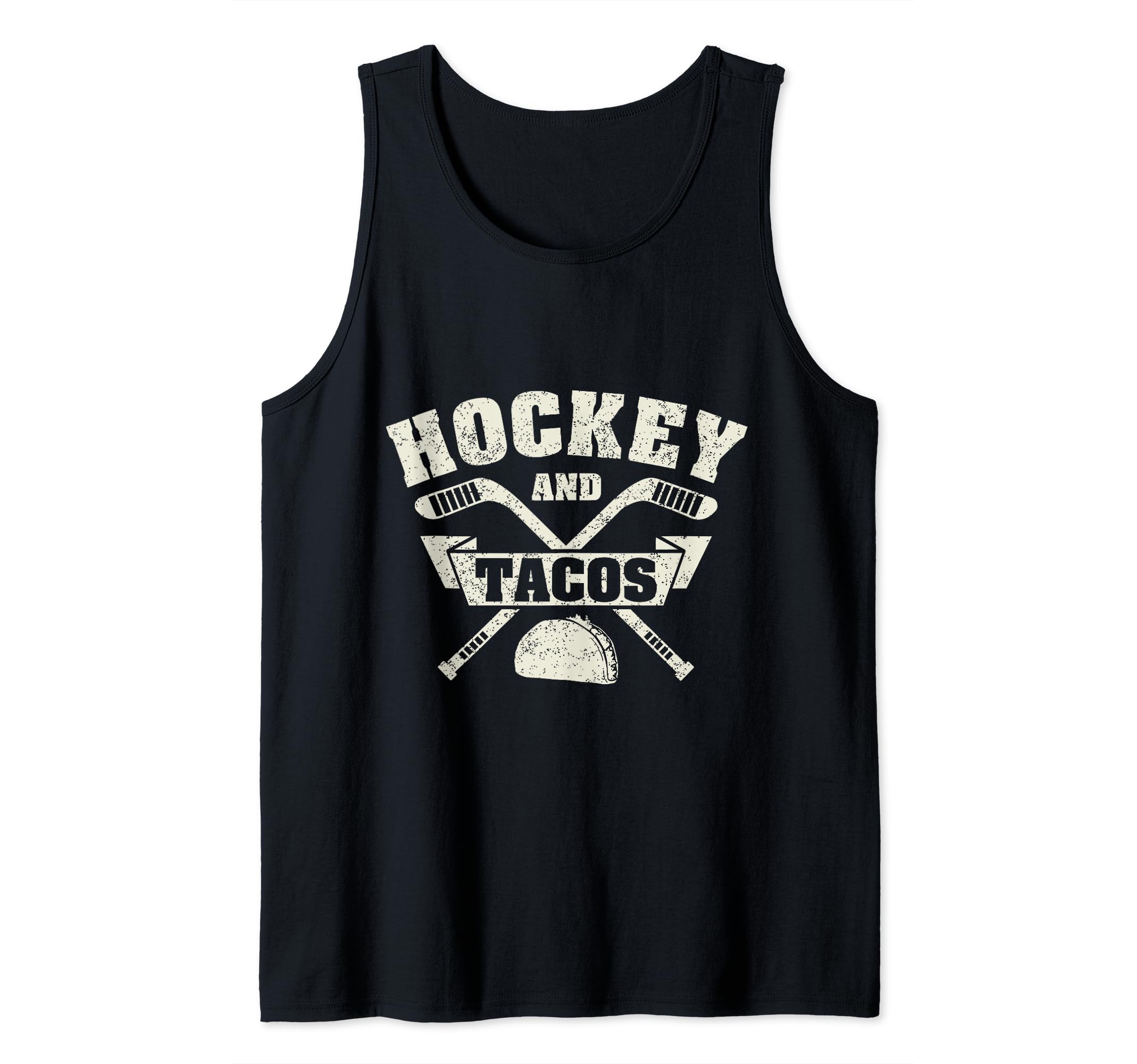 Guards Field Hockey and Tacos Fan League Ice Hockey Players Tank Top