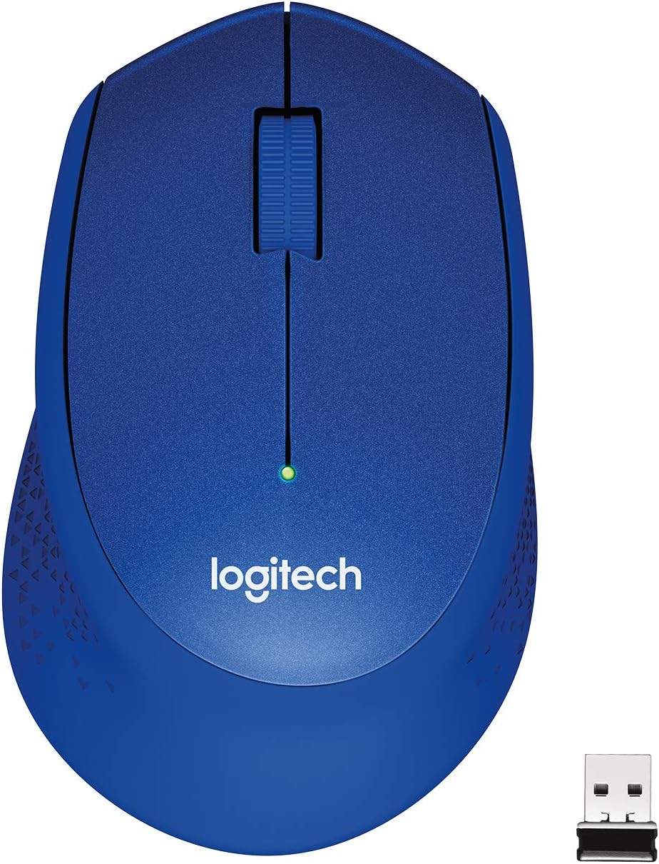 Logitech M330 Silent Plus Wireless Mouse, 2.4GHz with USB Nano Receiver