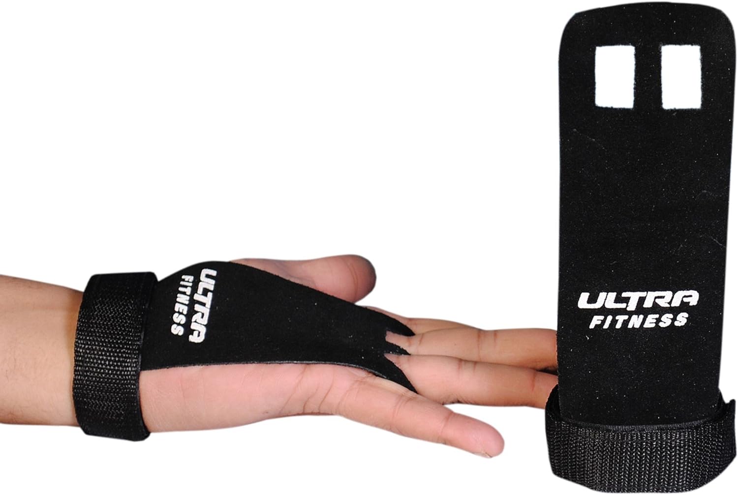 ULTRA FITNESS Gymnastics Grips Palm Protectors Leather Gloves Pair