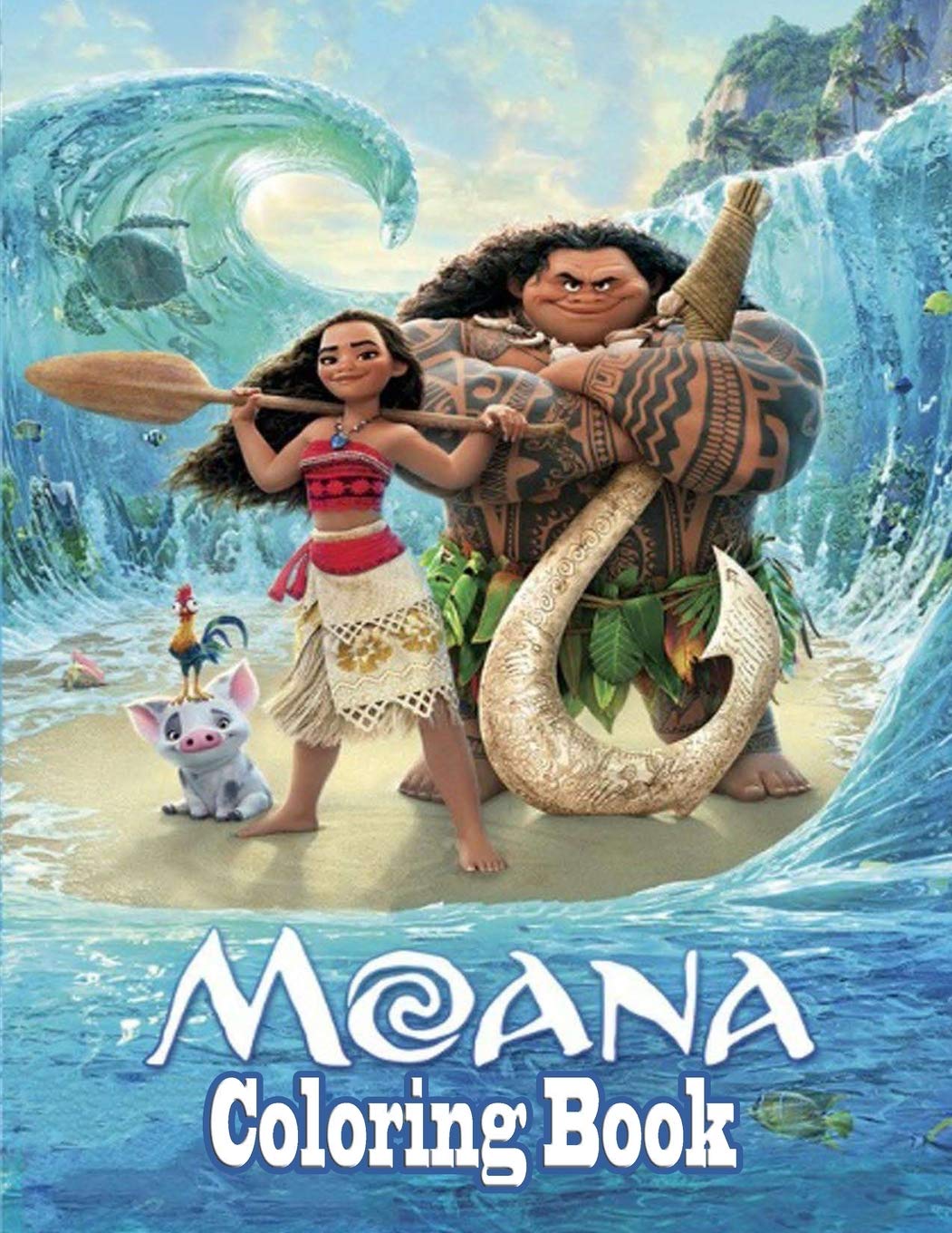 Amazon Com Moana Coloring Book Henderson Andy Books
