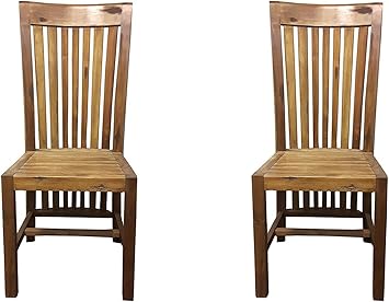 Sam 2er Set Esszimmerstuhl Imke Akazie Holz Holzstuhl Fur Esszimmer Pflegeleichtes Unikat Amazon De Kuche Haushalt