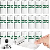 20PCS Mini Printer Paper,Thermal Sticker Paper,Self-adhesive,Mini Thermal Printer Paper,Mini Photo Printer Labels, For Photos, To-do Lists,Notes,Black On White,5.7 x 2.5cm