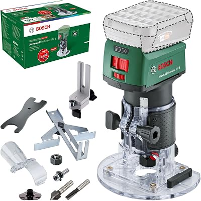 Bosch 18V Brushless AdvancedTrimRouter 8 mm Capacity Cordless Router