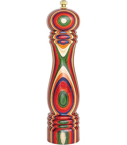 KitchenCraft MasterClass Hammered Copper Salt Mill - 13cm (5.1") Tall, Ceramic Grinder, Holds 87g Sea Salt