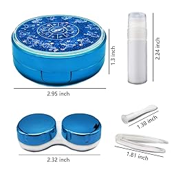 Vastsoon Contact Lens Case, Cute Travel Size Eye
