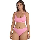 Organic Basics Women's Core Ribbed Open Back Scoop Neck Bralette