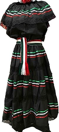black mexican dress