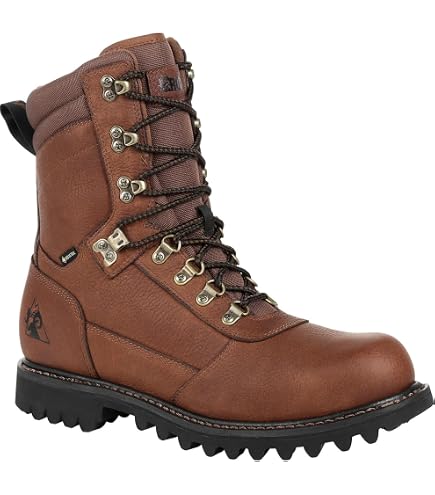 Rocky Snow Boots Men 9 Brown 200g Thinsulate Insulated Leather Duck‎ Boots Rocky Bearclaw 200G Insulated 9” Gore-Tex Waterproof Outdoor  main image 4