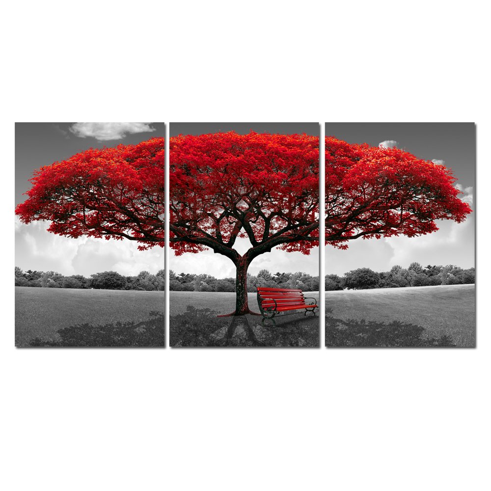 Best wall pictures for living room clearance red