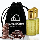 Musk Choco Unisex Perfume Oil 12 mL - Alcohol-Free Velvety Chocolate & Vanilla in Arabian Tola Bottle