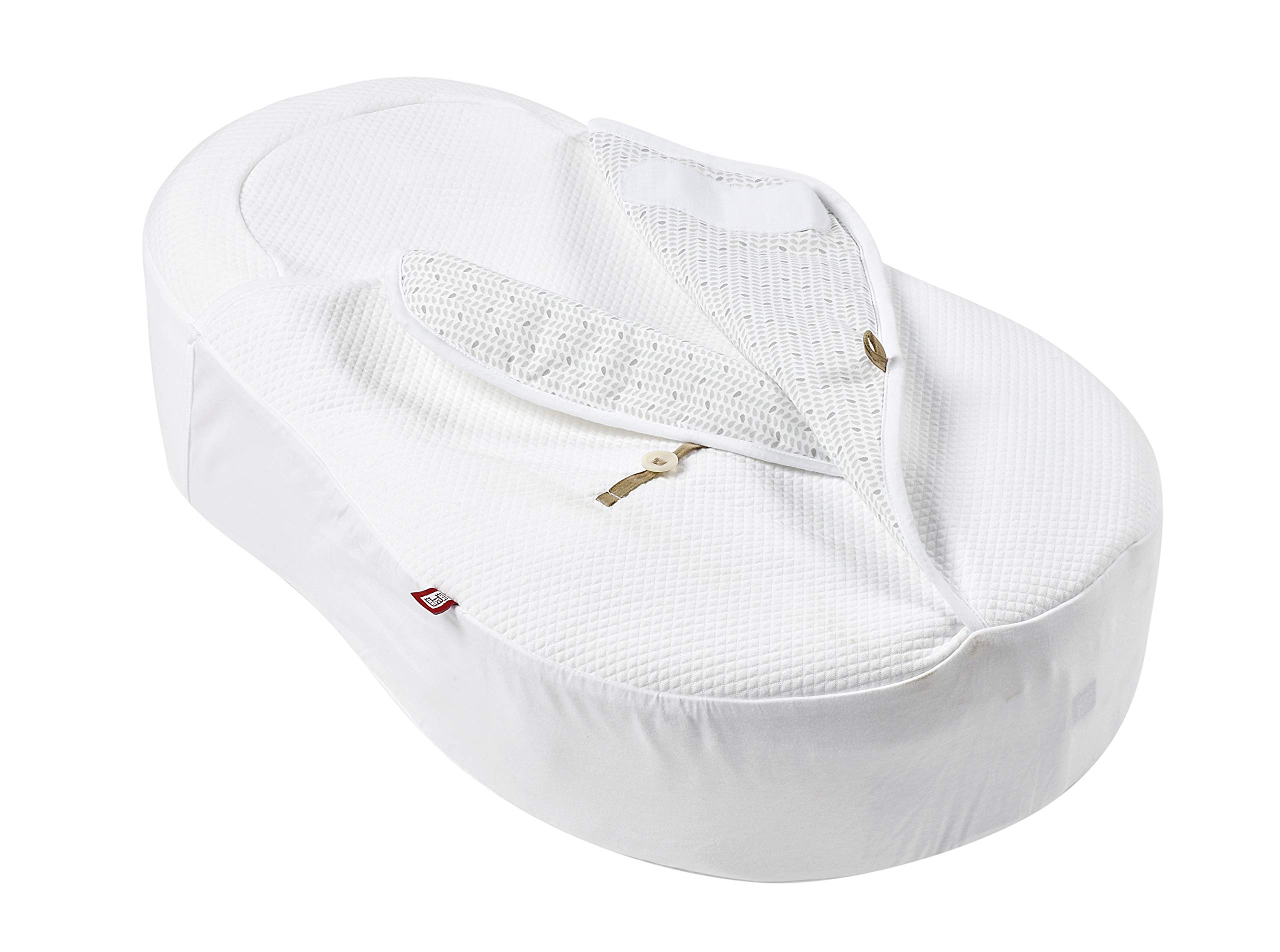 Red Castle Cocoonacover™ - Fleur de coton ® Quilted 2.5 Tog - White Leaf