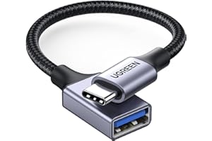 UGREEN USB C to USB 3.1 Adapter Braided Type C Male to USB Female OTG Data Cable Compatible with MacBook Pro 2021, MacBook Ai