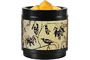 COPINPIN Wax Melt Warmer, Electric Candle Melter Melting Warmer Fits Yankee Large Jar, Scented Candle Holder Candle Oil Burner for Home Decor Night Light, Gifts for Holiday