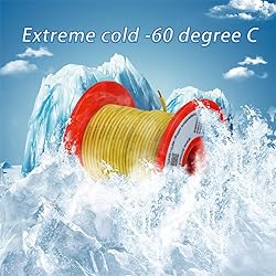 BNTECHGO 20 Gauge Silicone wire spool 100 ft Yellow