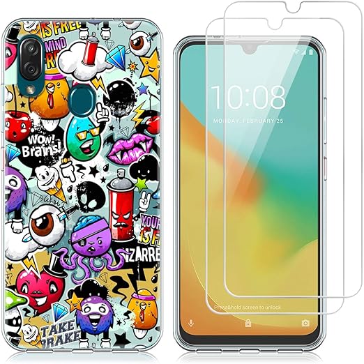Custodia In Gel TPU Per ZTE Blade A7 2020 Design Mattone 04 Disegni