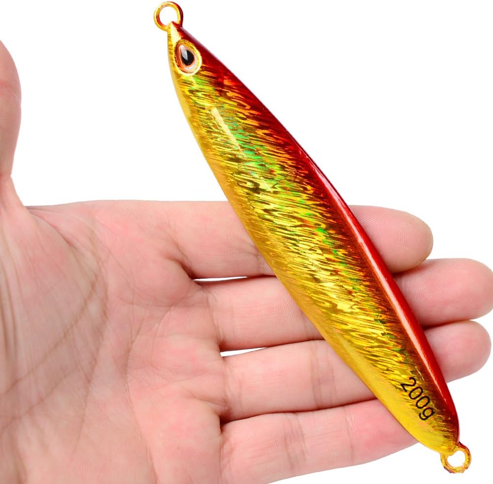 BAIKALBASS Metal Jigs Lures Fishing Jigging Baits Deep Saltwater Spoon Lead Fish Paillette Knife Wobblers Artificial Bass Rigs Hard Spoons