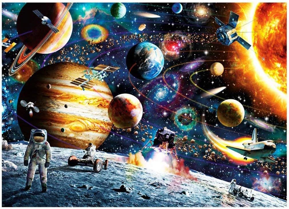 TataYang Jigsaw Puzzle, 1000 Pieces Space Jigsaw Puzzles, Cardboard Puzzles, Educational Games, Brain Challenge Puzzle, Themes Puzzle Sets for Family, Adults Kids Childrens