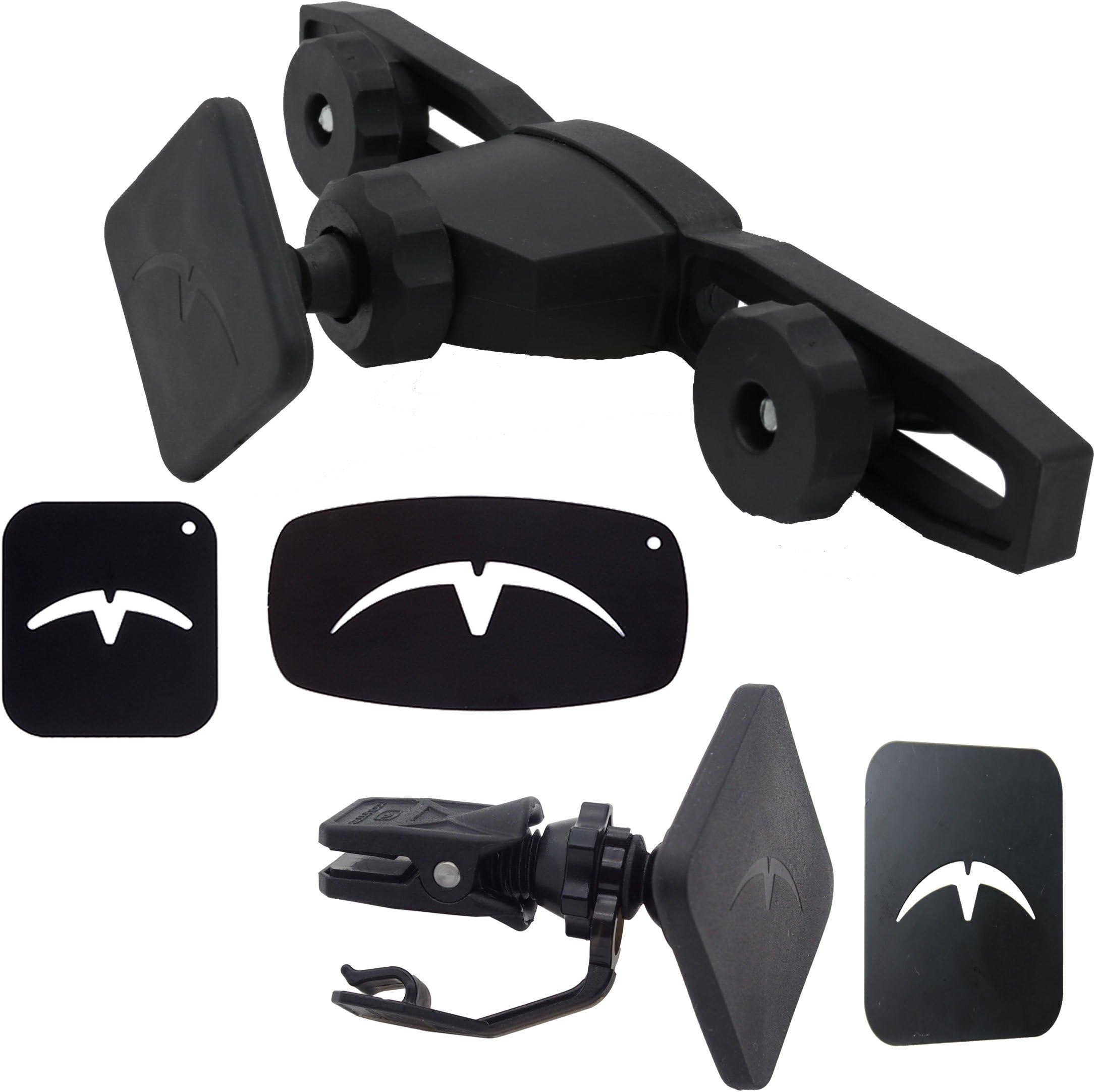 Affordable set Mountech AIRSNAP & REACH set magnet type smartphone-vehicle holder front seat air conditioning outlet mounting & headrest pole mounting rear seat