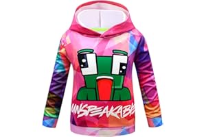 laughZuaia 3D Printing Lightweight Hoodies Boys Girls Sweatshirts Fashion Novelty Jumper